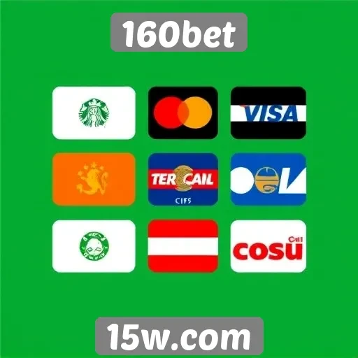 Métodos de pagamento aceitos no site 160bet