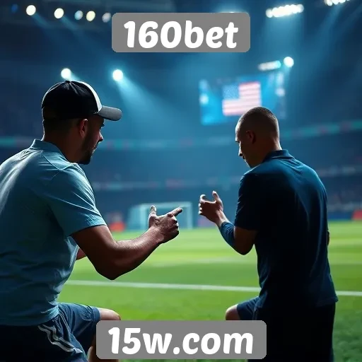 Interação do usuário na plataforma 160bet