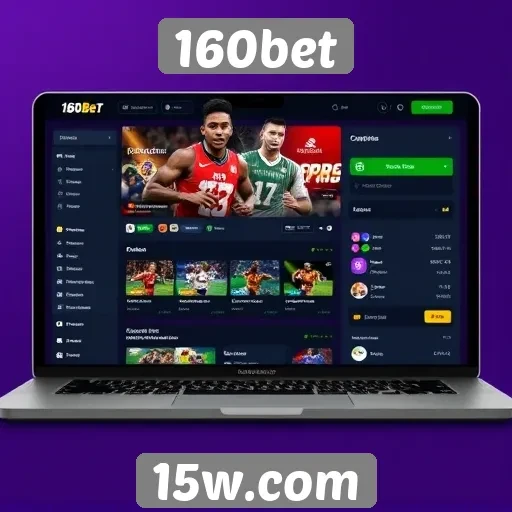 Interface do usuário do site 160bet